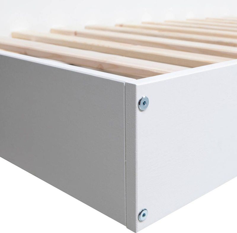 WOOOD - Connect - Hoekbed - Wit - 90x200 cm