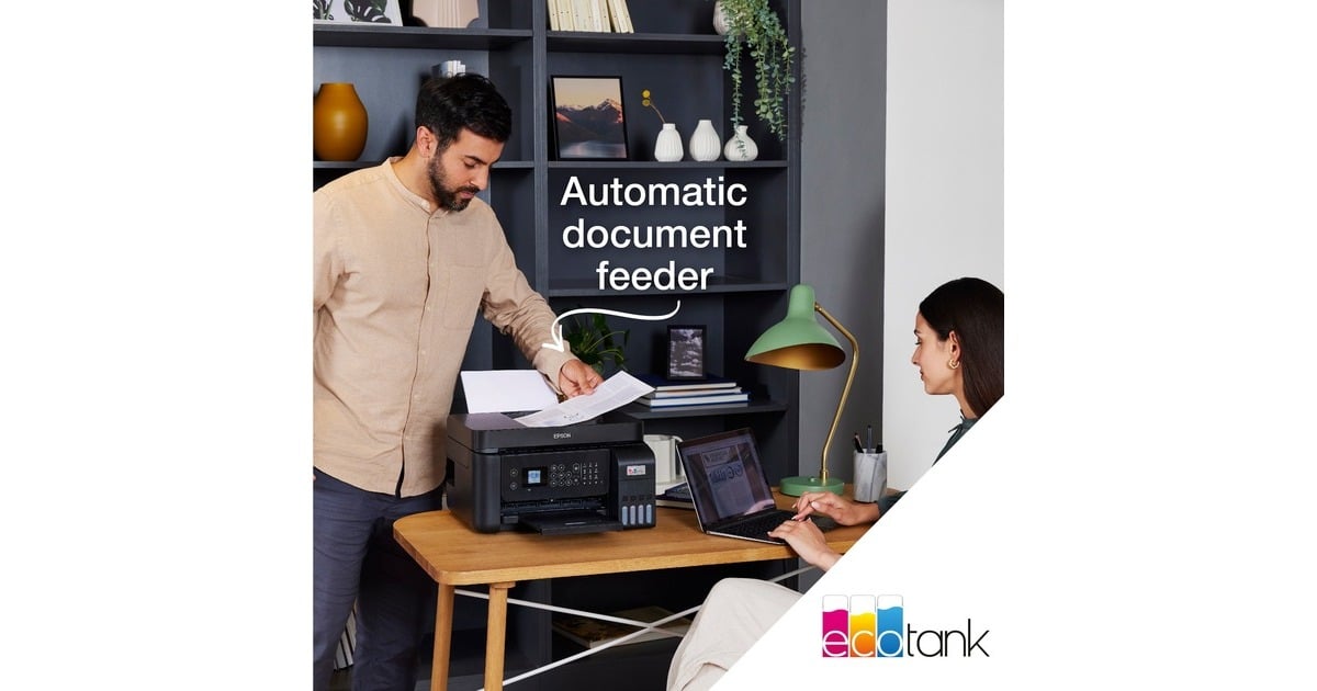 EpsonEcoTank ET-4800 all-in-one inkjetprinter met faxfunctie  (Zwart)