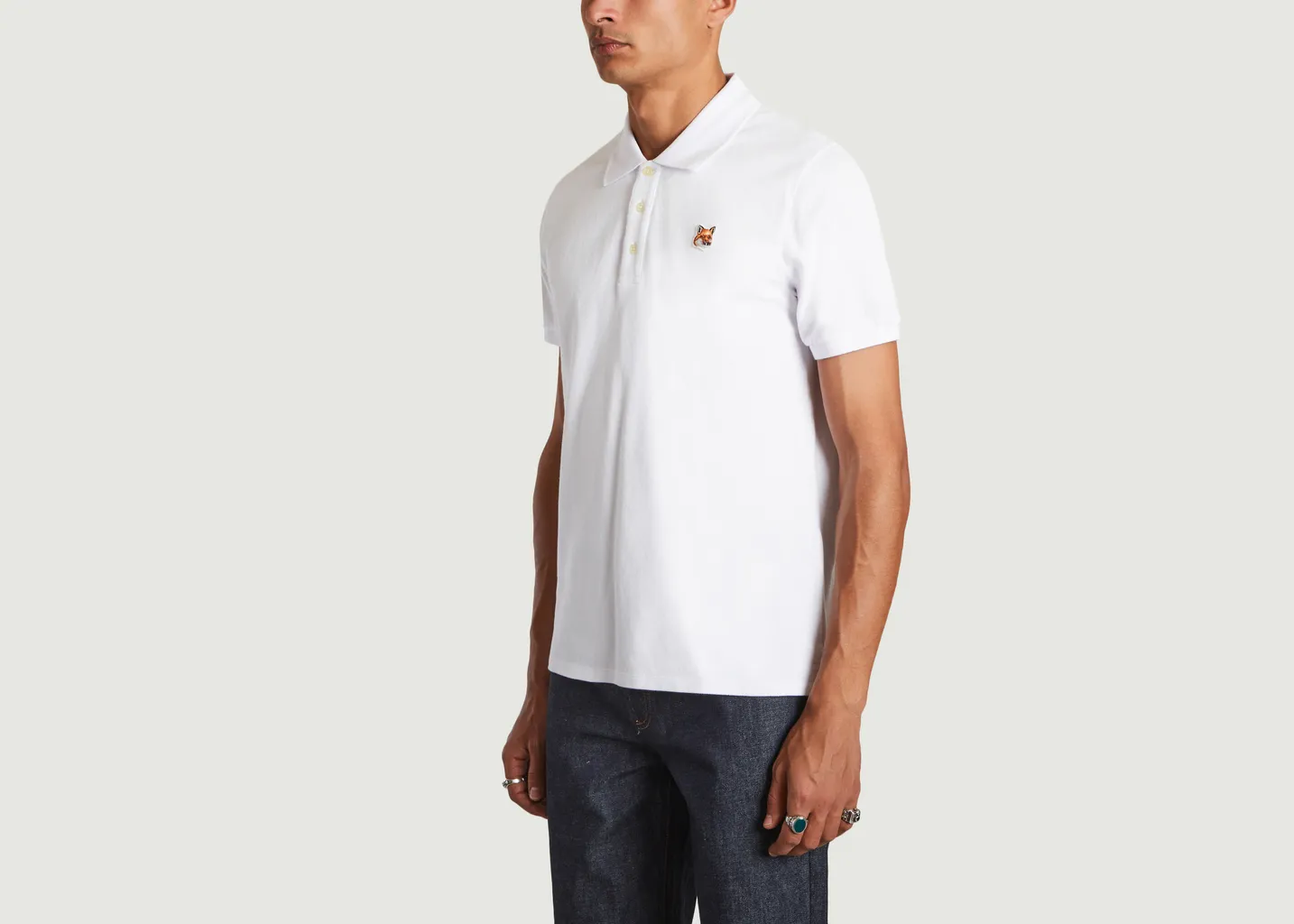 Polo classique Fox Head Maison Kitsuné