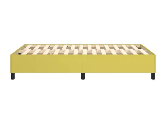Sommier tapissier Vert 120x200 cm Tissu