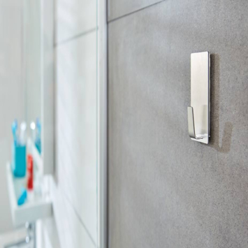 Tesa Haak Powerstrip rechthoekigL Metaal - 1 stuk
