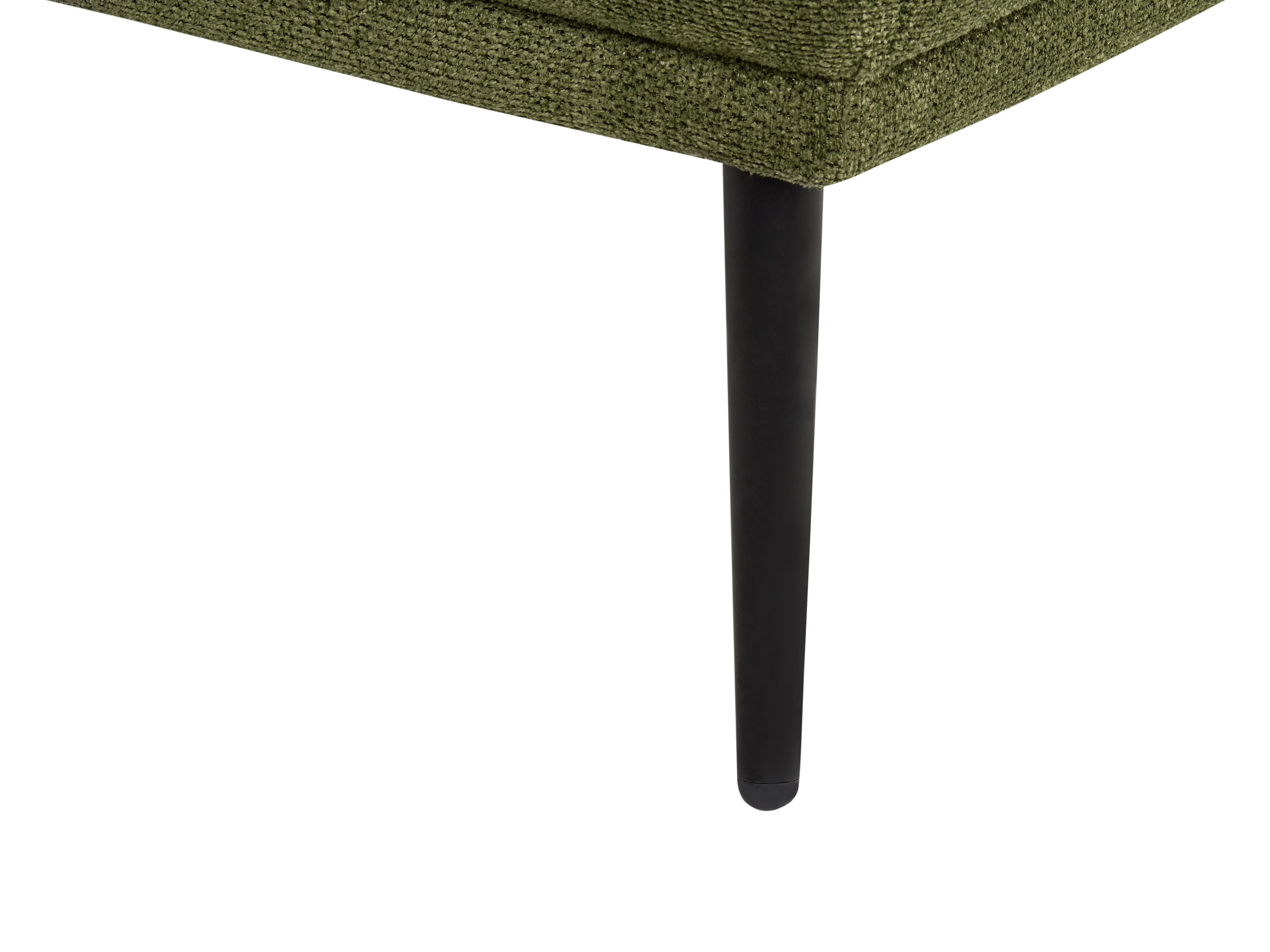 Rechtszijdige chaise longue ARTHEZE Stof Donkergroen