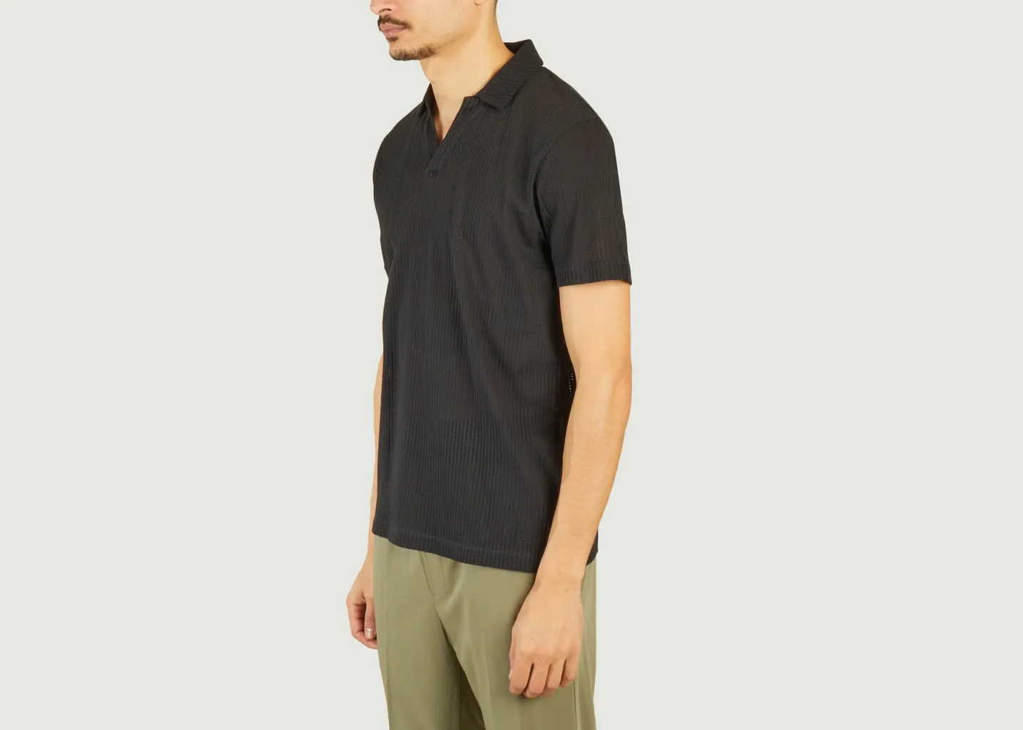 Polo Linear Mesh Sunspel