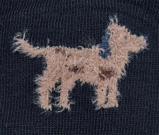 3D-Kinder-Socken mit Flausch-Garn