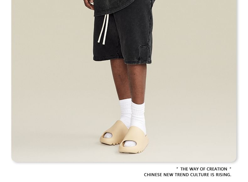 Baethreads - Gewassen shorts met split aan de zijkant in 5 kleuren
