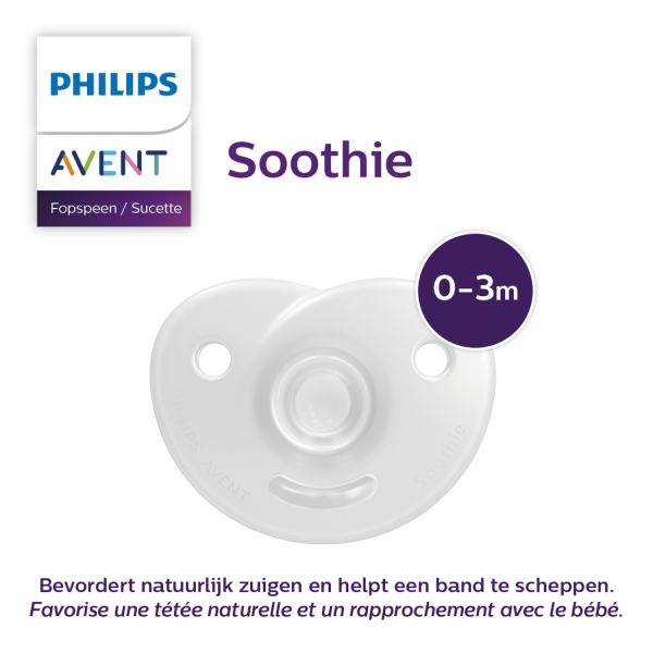 Philips Avent Soothie Fopspeen - 0-6 Mnd - 2 Stuks