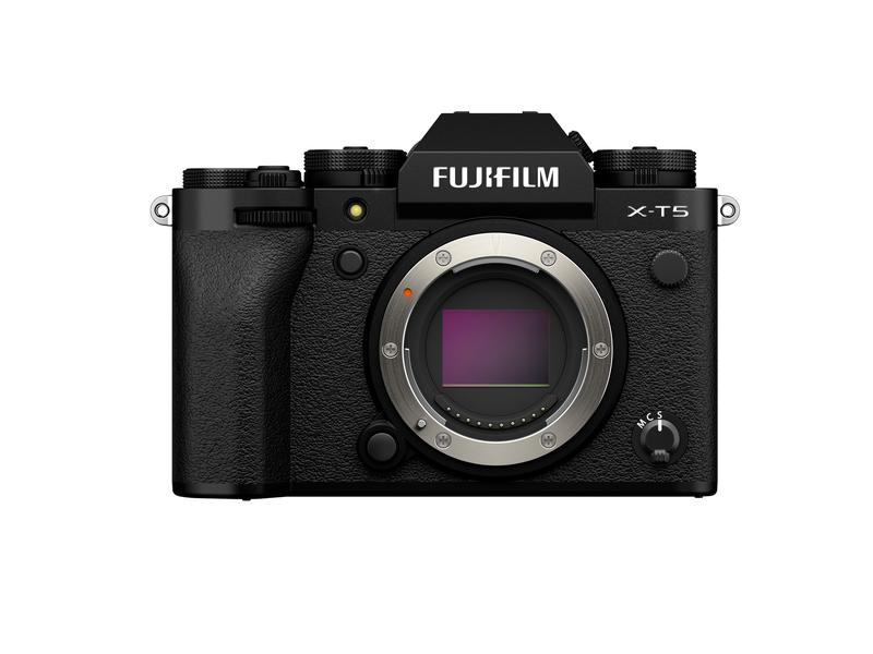 Fujifilm Fotokamera X-T5 Body Schwarz Spiegellose Systemkamera mit 40.2 Megapixel-Sensor und integriertem Fünf-Achsen-Bildstabilisator