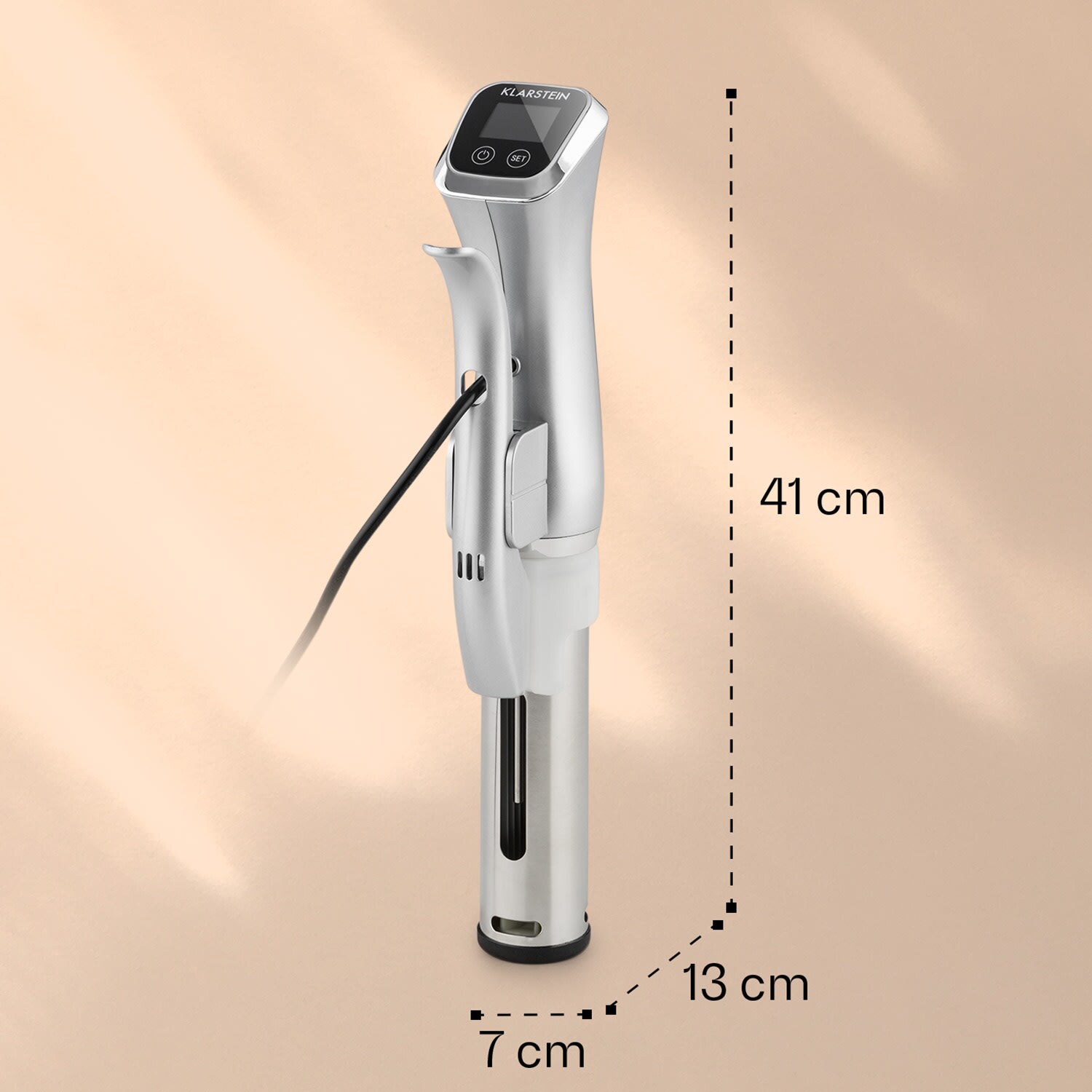 Quickstick Sous Vide Garer Thermostat: 50-95 °C für 20 L Edelstahl Silber