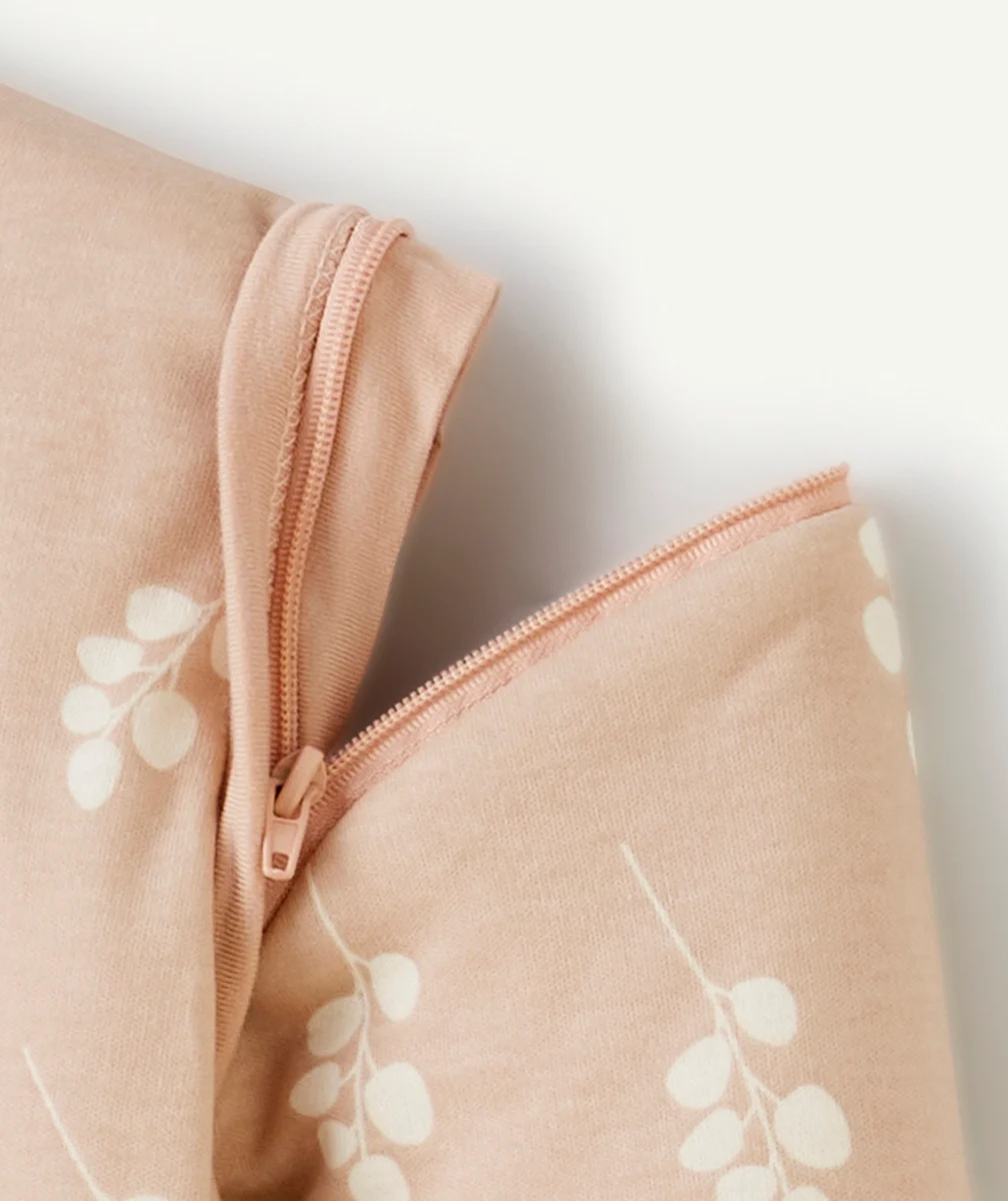 JOLLEINGIGOTEUSE À MANCHES LONGUES AMOVIBLES IMPRIMÉ ROSE SAUVAGE