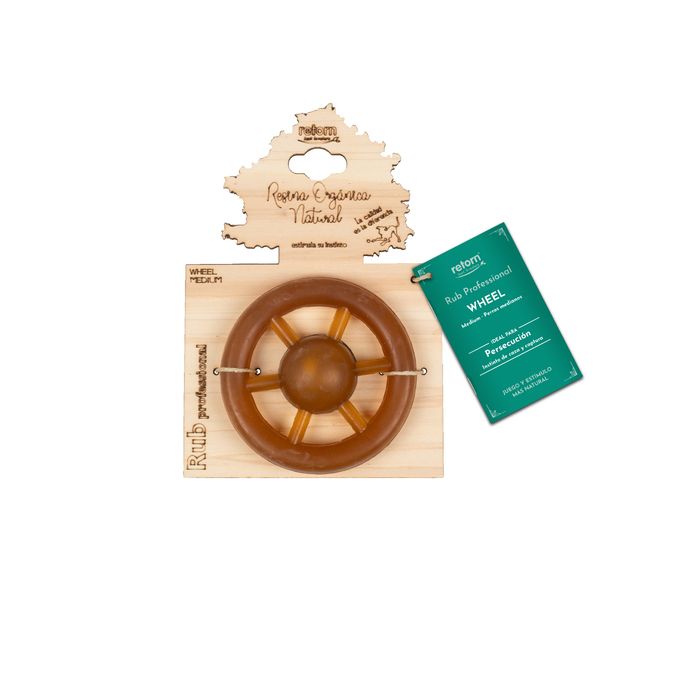 Brinquedo grande para cães com roda de fricção que retorna
