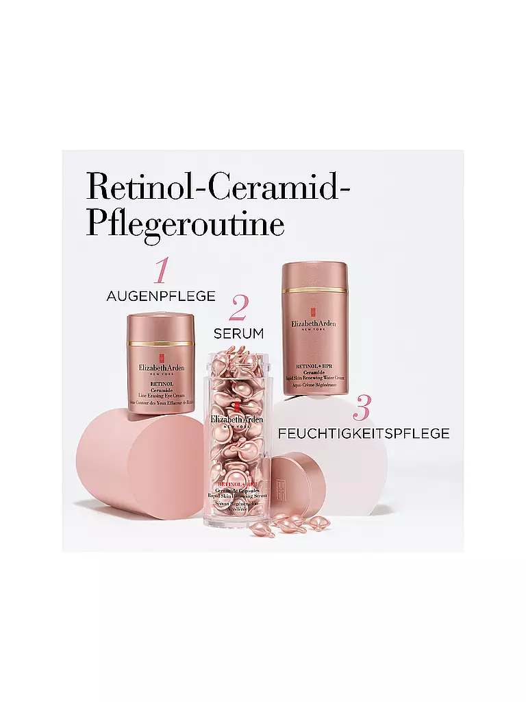 ELIZABETH ARDEN RETINOL + HPR Ceramide Capsules Serum 60 Stück keine Farbe