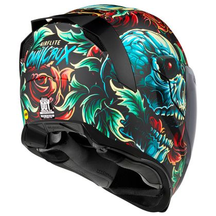Casque Icon AIRFLITE - MIPS OMNICRUX - Vert / Rouge
