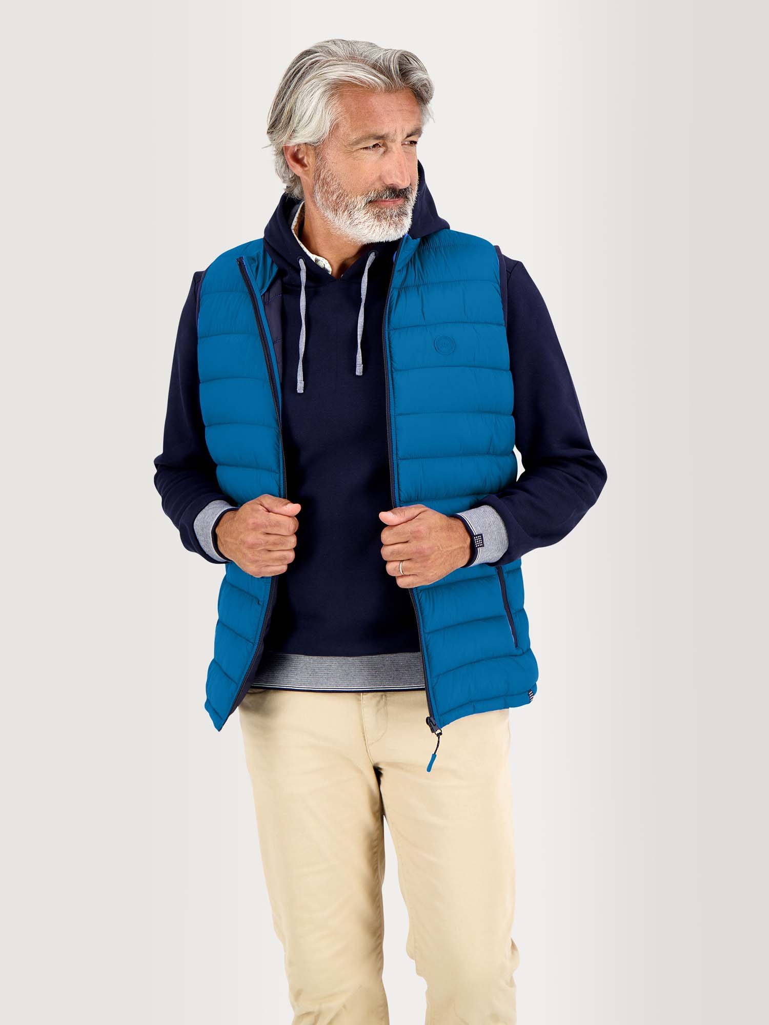 Doudoune Homme Sans Manches Bleu