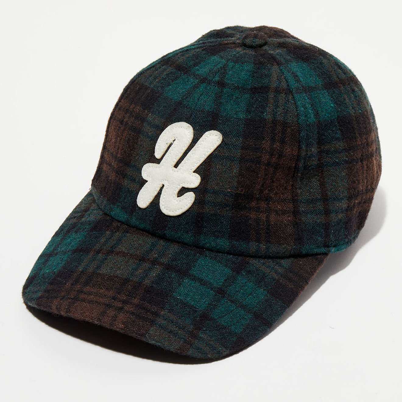 Hartford Casquette en Laine mélangée vert/marron/noir