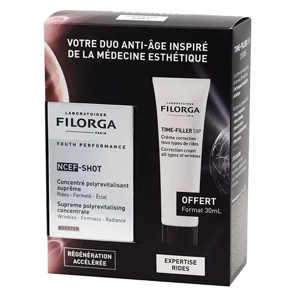 Filorga Duo Ncef-Shot Sérum 15ml + Creme Time-Filler 30ml Grátis