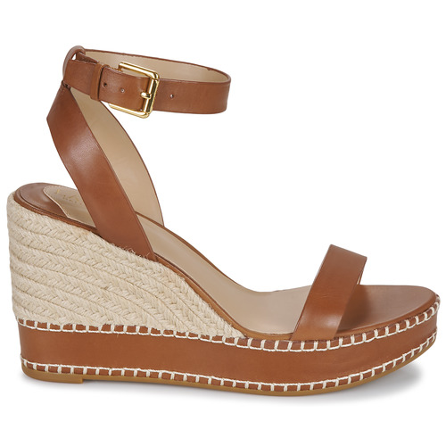 Lauren Ralph Lauren - HILARIE-ESPADRILLES-WEDGE Cognac