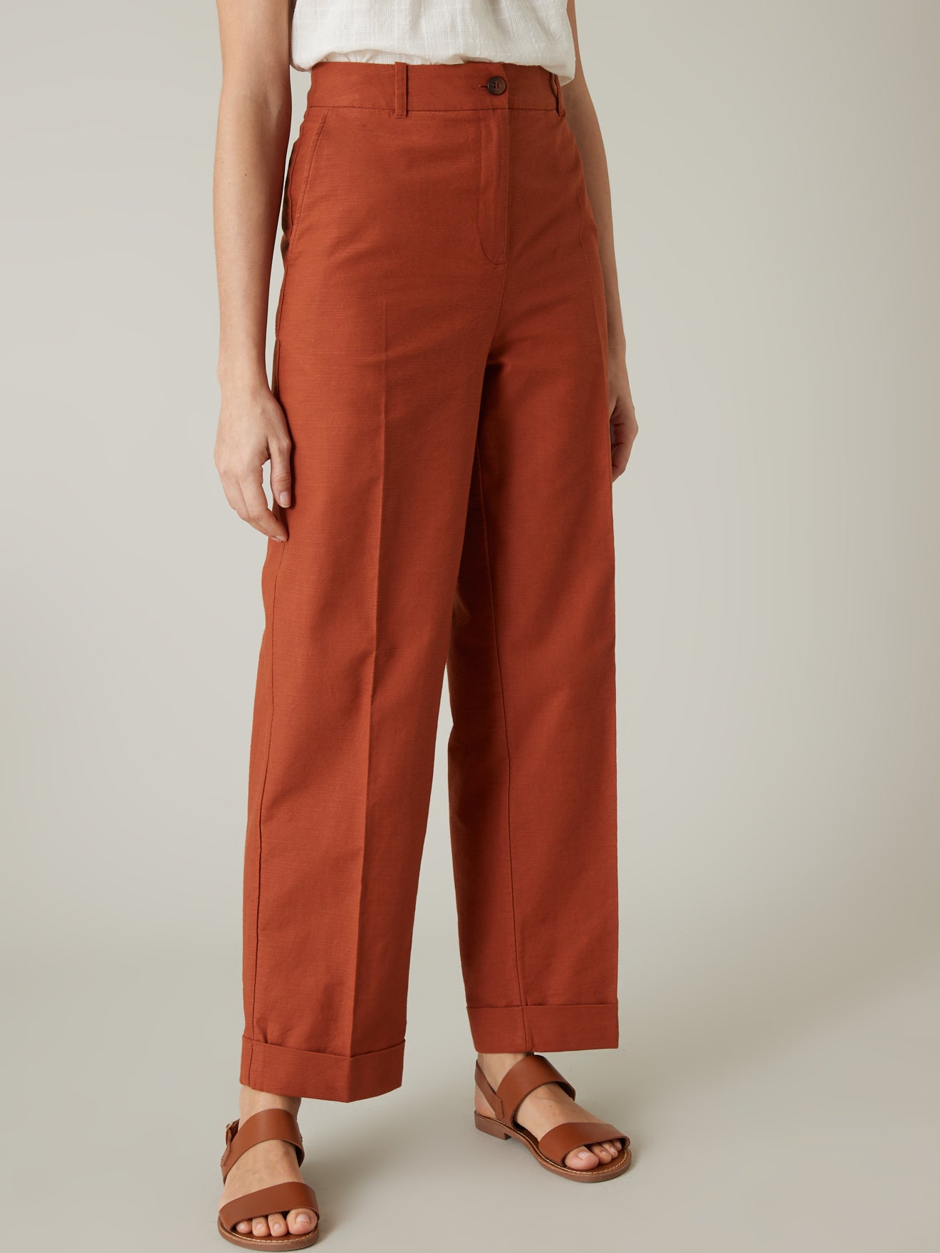 Pantalon large femme