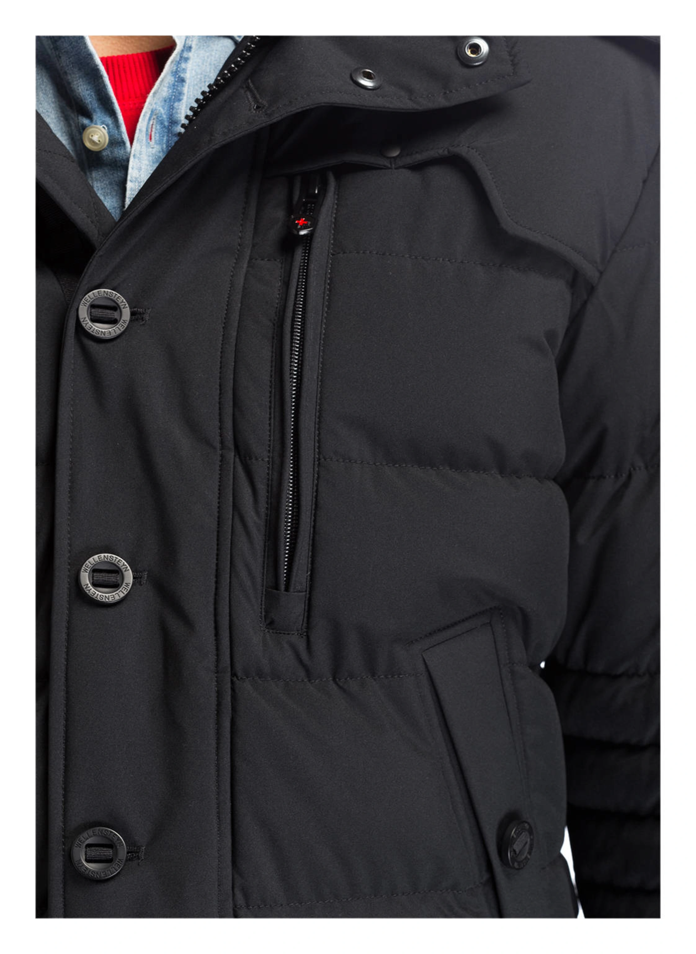 WELLENSTEYN Steppjacke STARSTREAM mit abnehmbarer Kapuze und Kunstfellbesatz