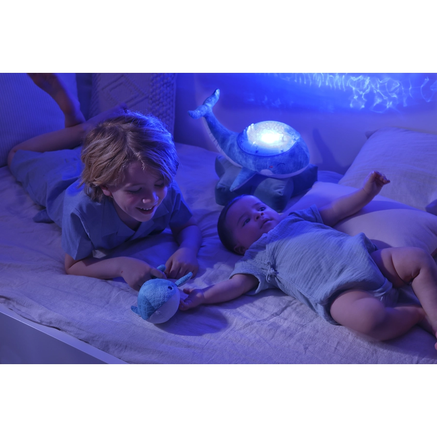 cloud-b® Tranquil Walfamilie, blau
