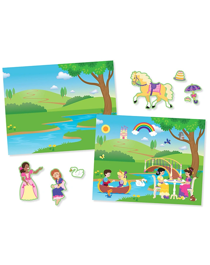 Sticker-Spiel PRINCESS FAIRIES mehrteilig