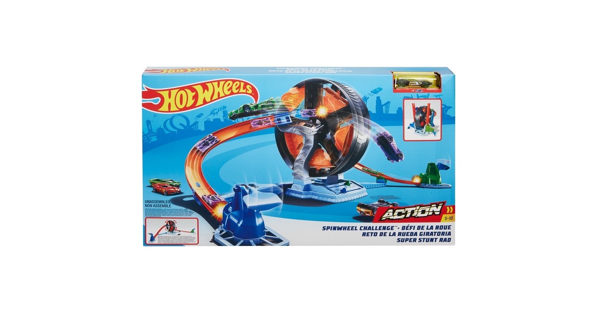 Hot WheelsAction - Reuzenwiel Uitdaging Speelset Racebaan