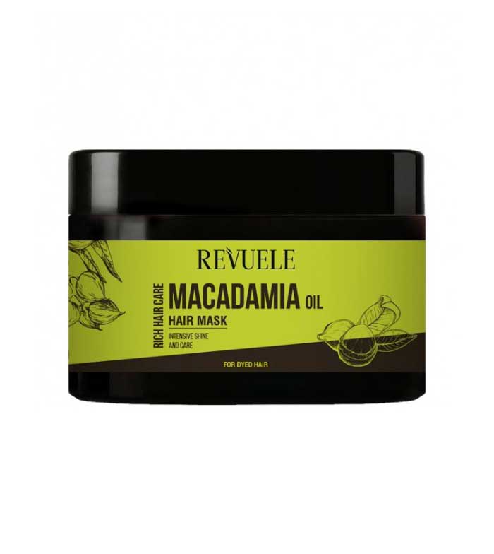 Revuele - Máscara iluminadora e cuidado intenso Macadamia Oil - Cabelos coloridos