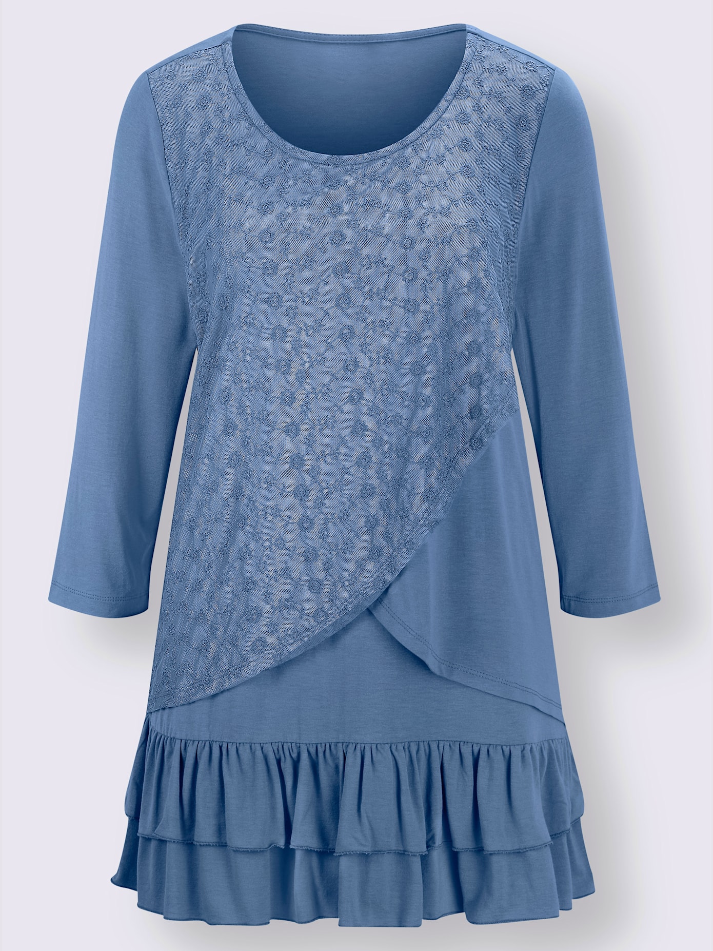 T-shirt à manches 3/4 viscose