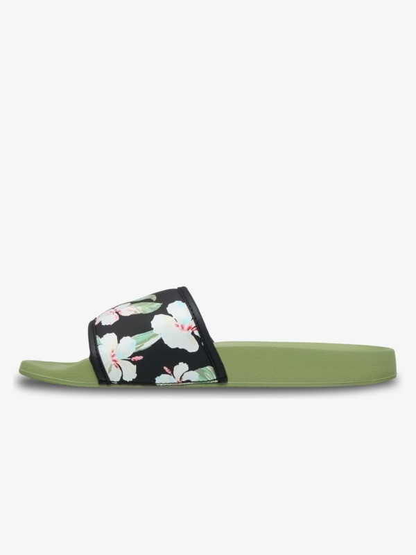 Slippy Iv Sandales Vert Femme