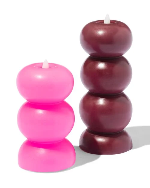 Bougie led rose
