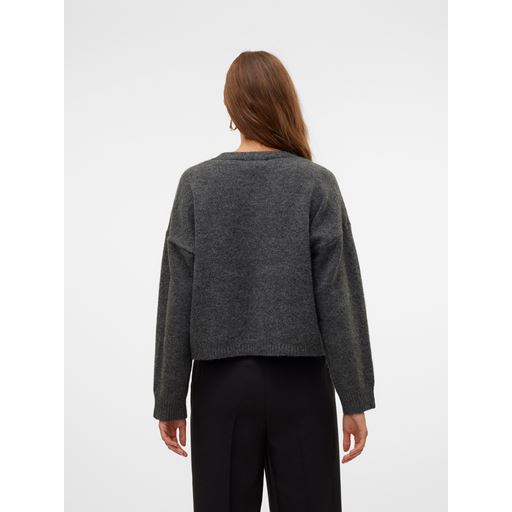 AWARE Gemma Cardigan, Dark Grey Melange, M