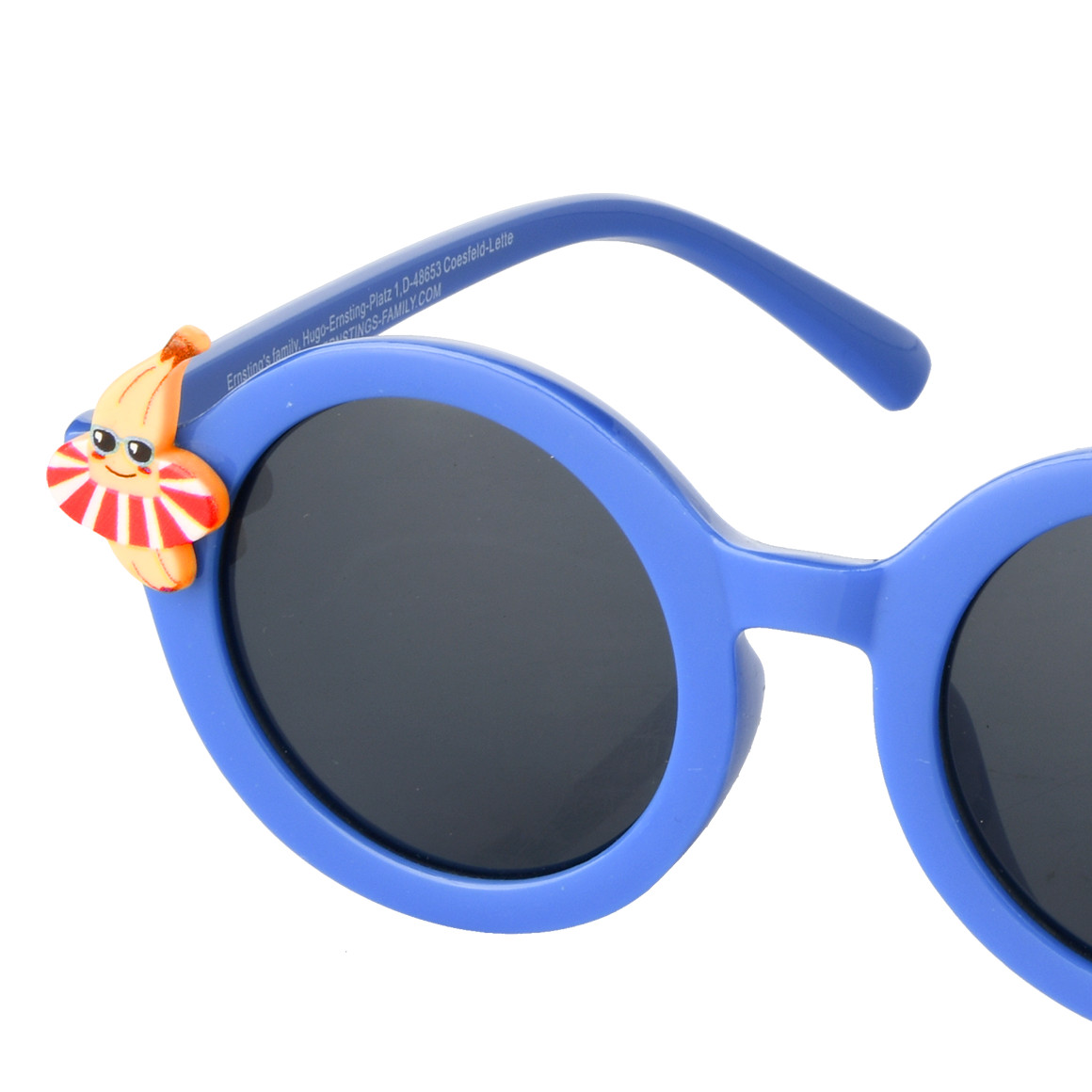 Famy Kinder Sonnenbrille mit Bananen-Motiv blau
