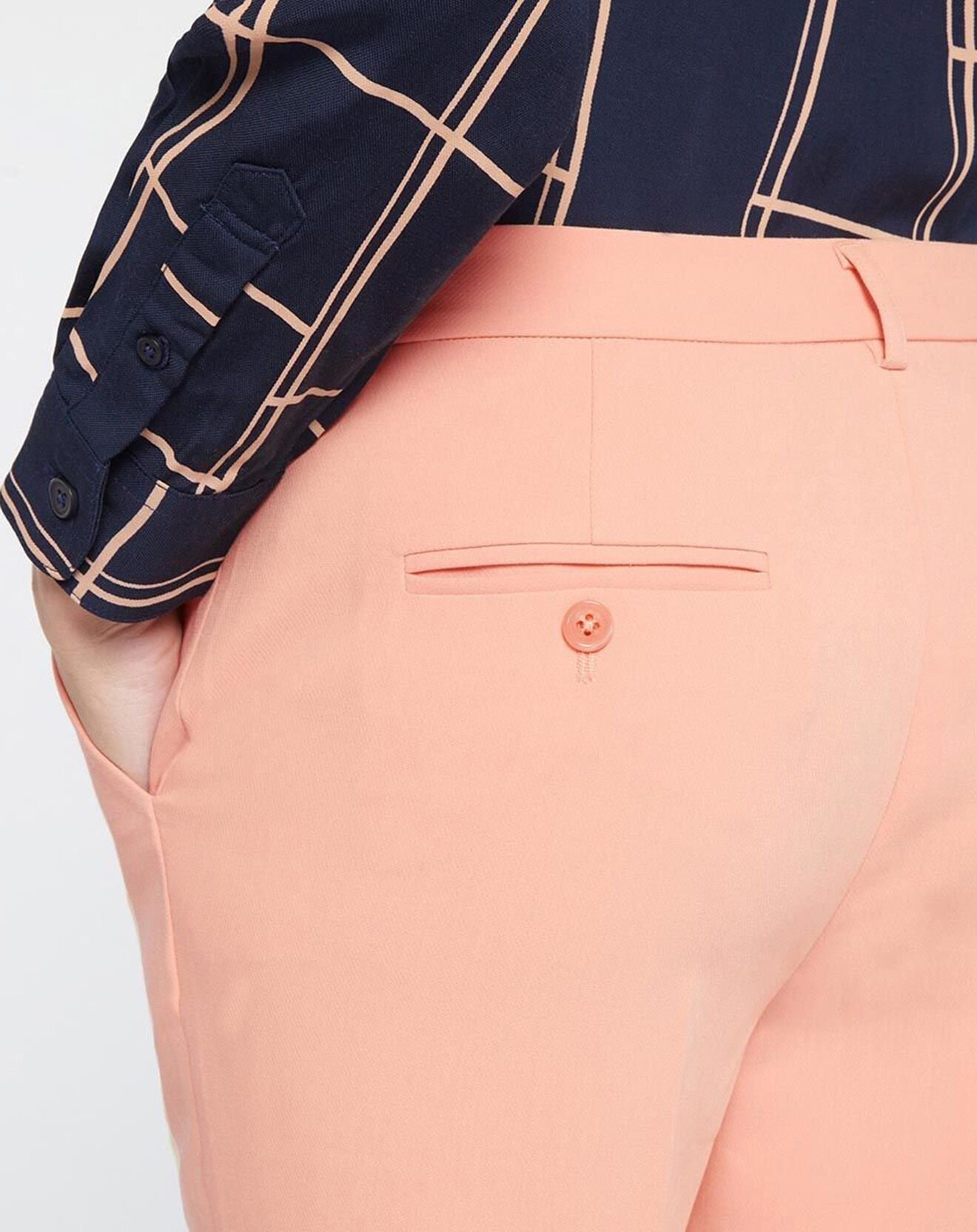Jodhpur Pantalon à pinces court Mini rose clair
