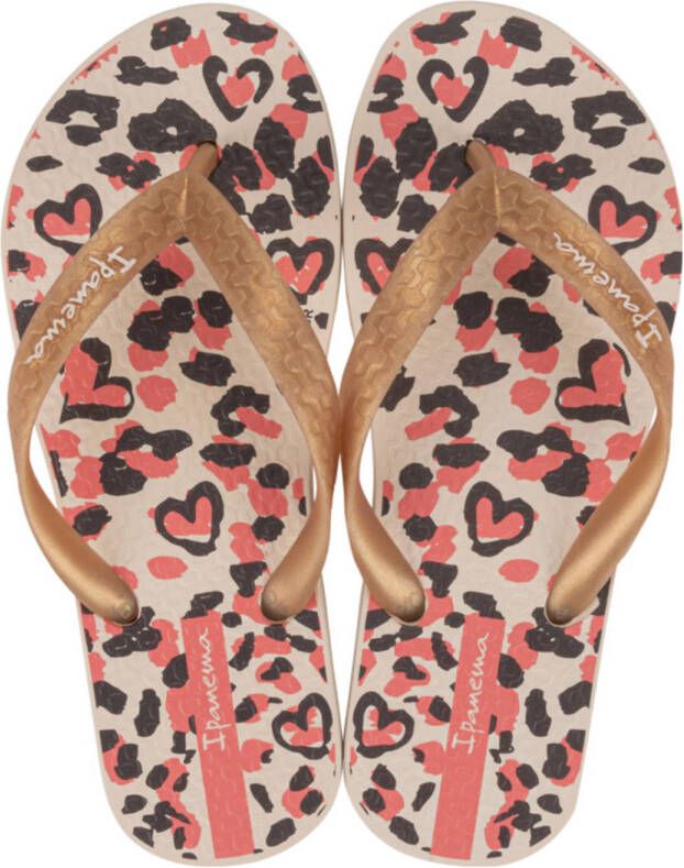 Ipanema Temas Kids Unisex Junior Slippers Beige Gold