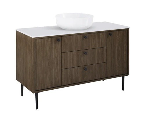 Jungborn wastafelmeubel PRIMUS BxHxD 1200 x 720 x 456 mm Frontkleur notenhout