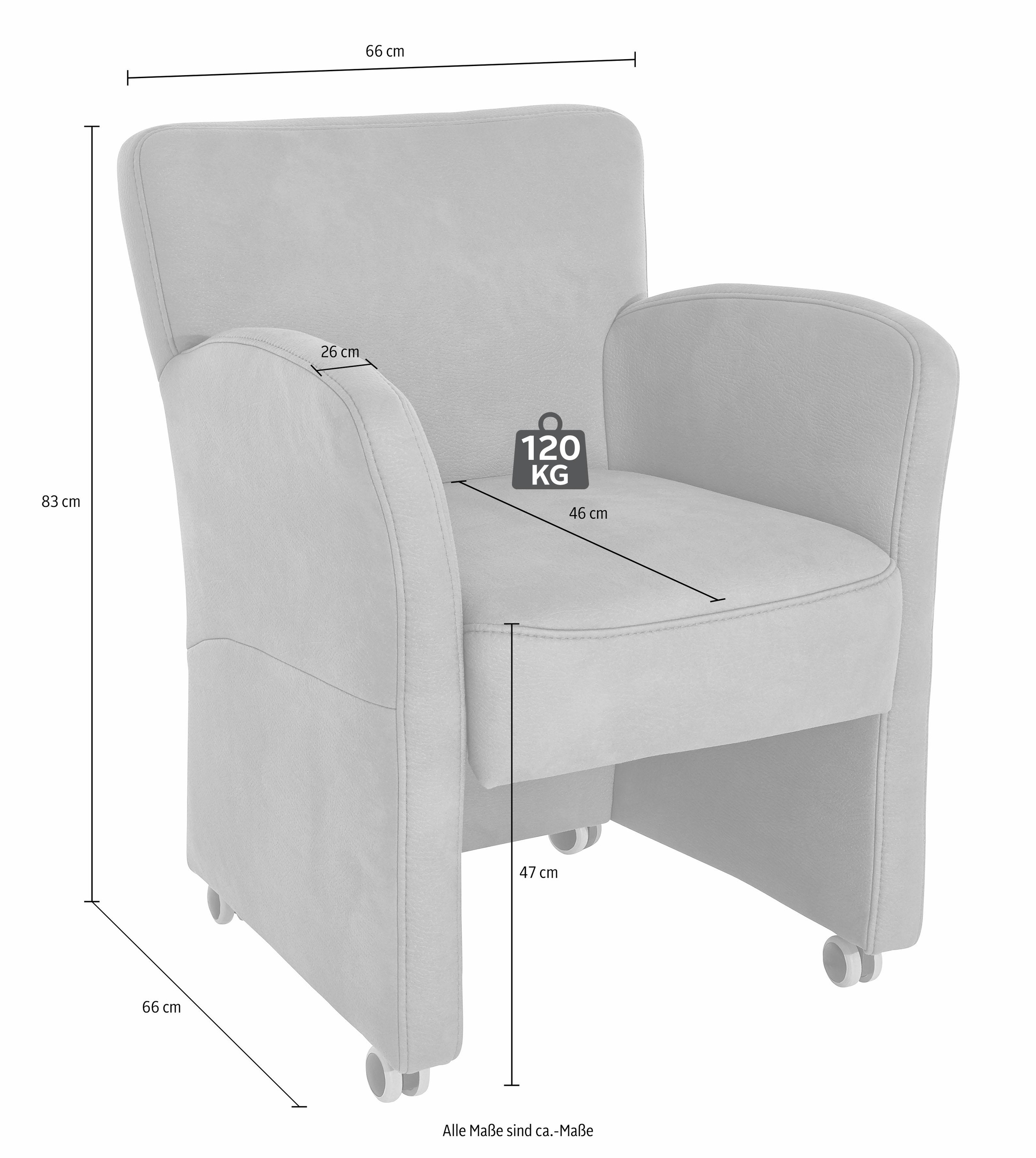 exxpo - sofa fashion Sessel »Intenso, Loungesessel, modern, wahlweise in Leder oder Textil« hohe Bodenfreiheit, frei im Raum stellbar, hoher Sitzkomfort