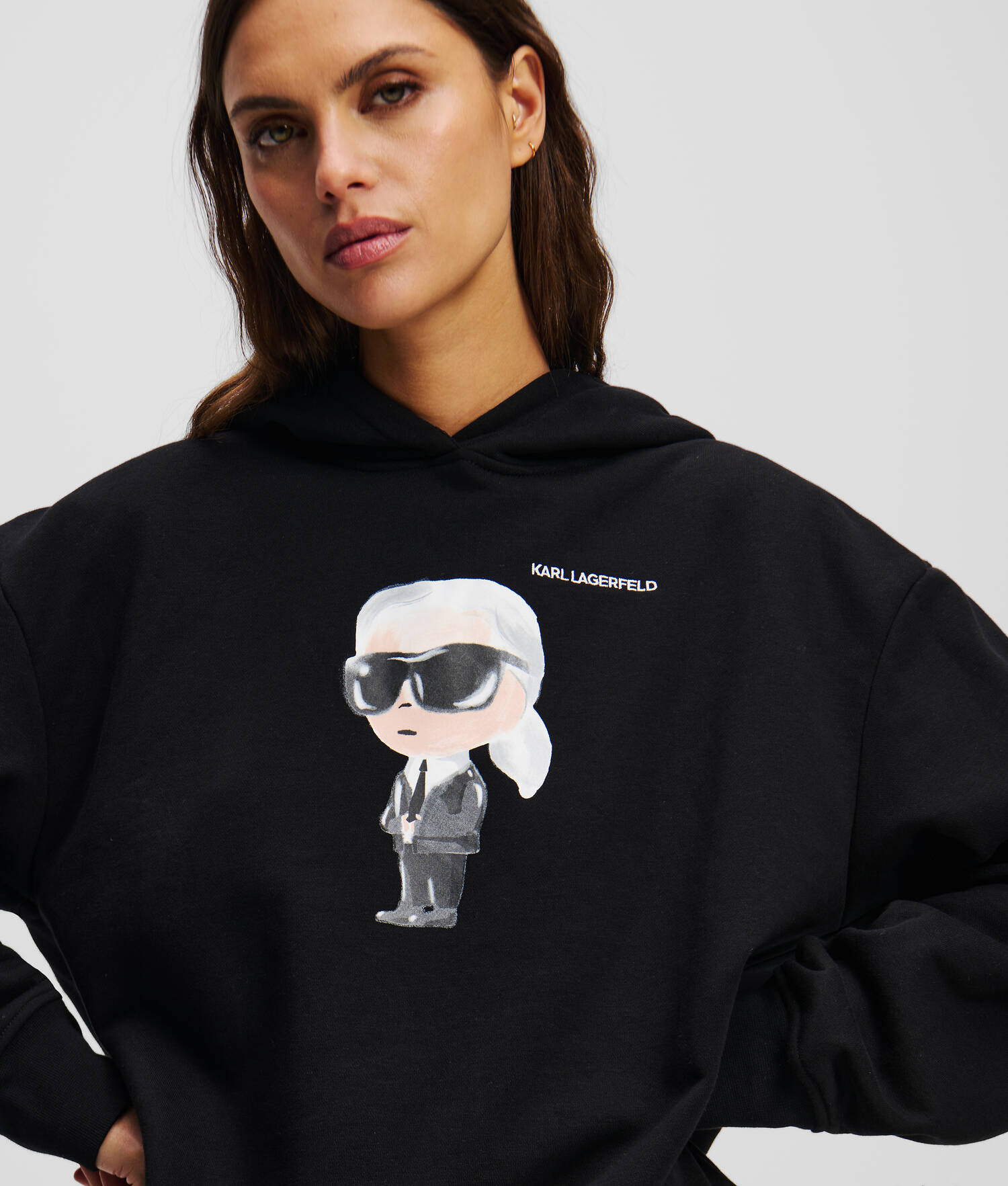 SWEAT À CAPUCHE IKON - Noir