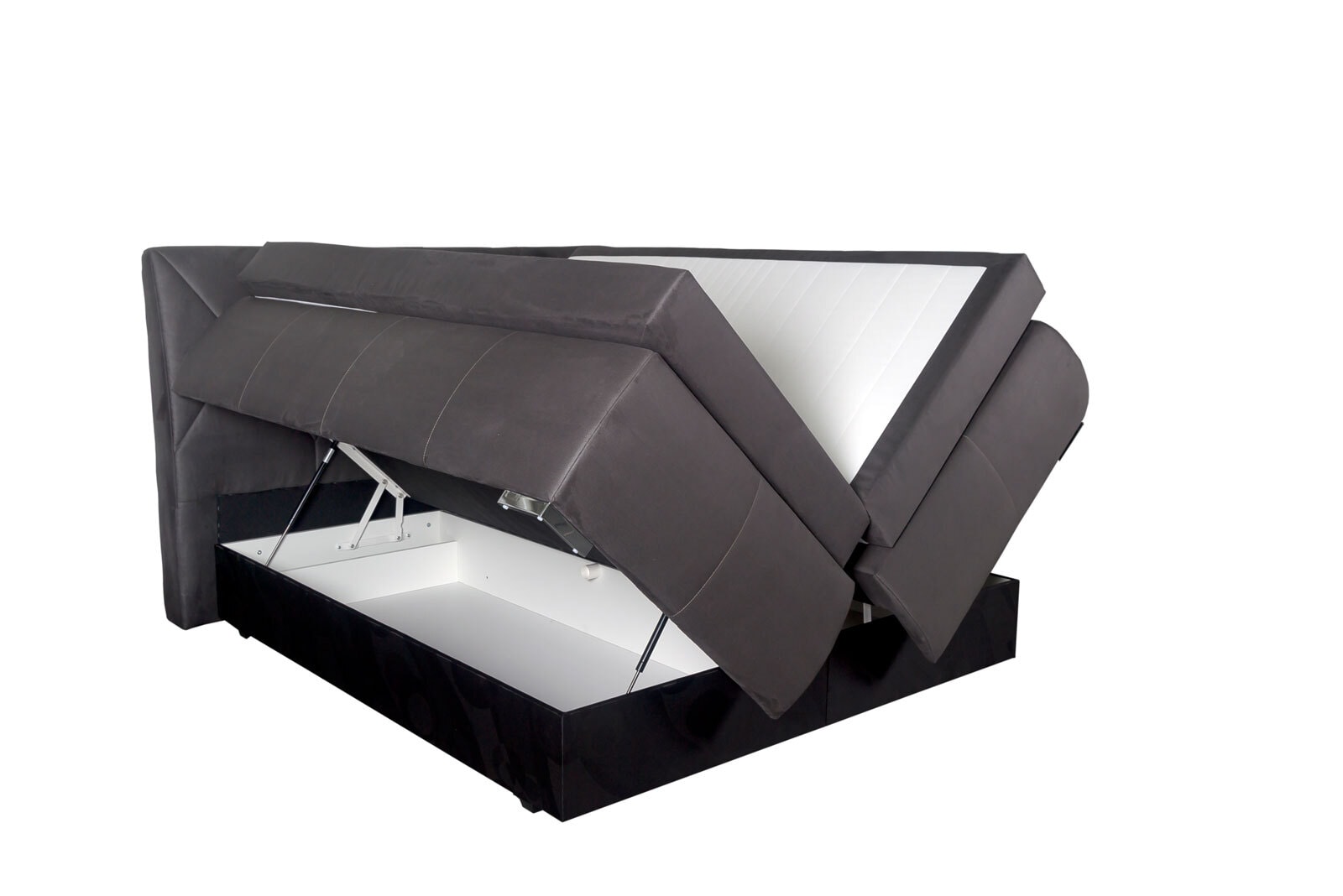 Boxspringbett Vetto Anthrazit ca. 180 x 200 cm