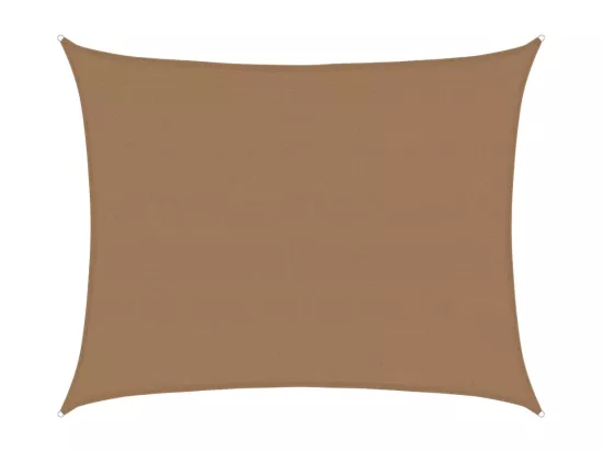 Voile d'ombrage 160 g/m² Taupe 6x8 m PEHD