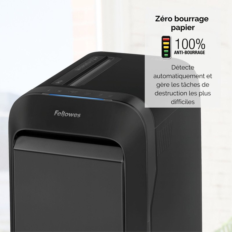 Destructeur Fellowes LX220 - coupe croisée
