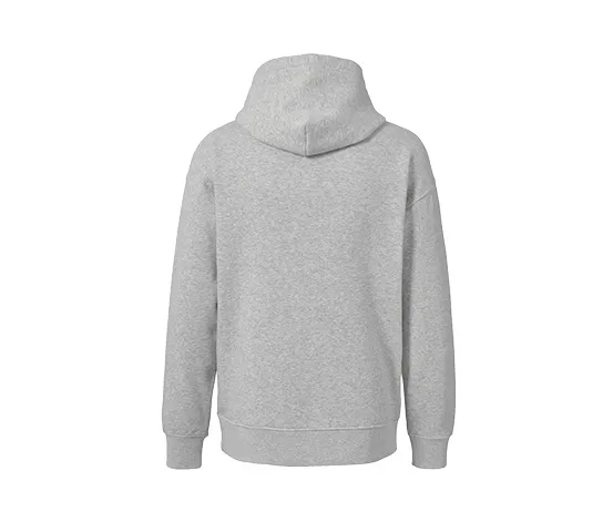 Hoodie, grau meliert