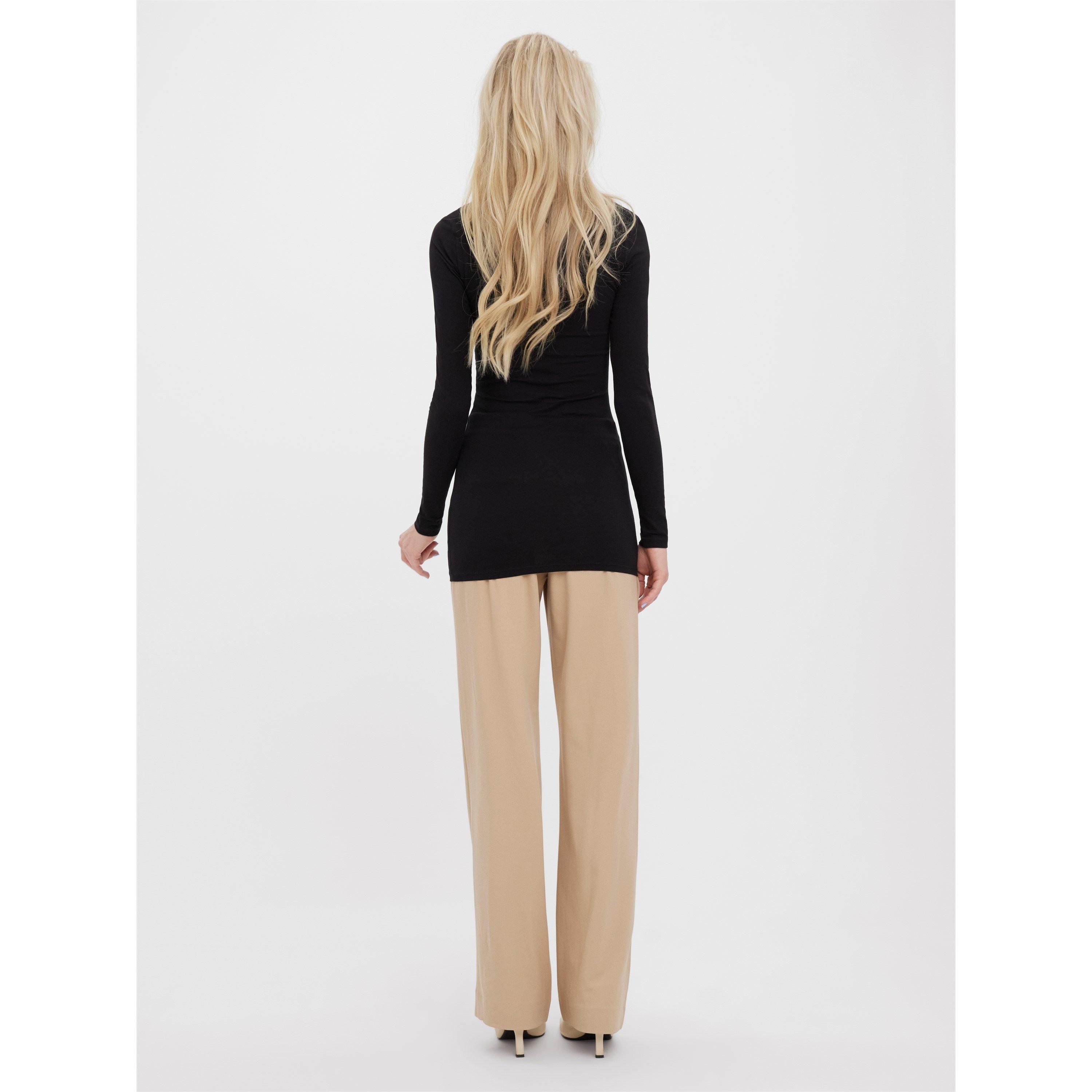 Vero Moda Long Sleeve U Neck T Shirt