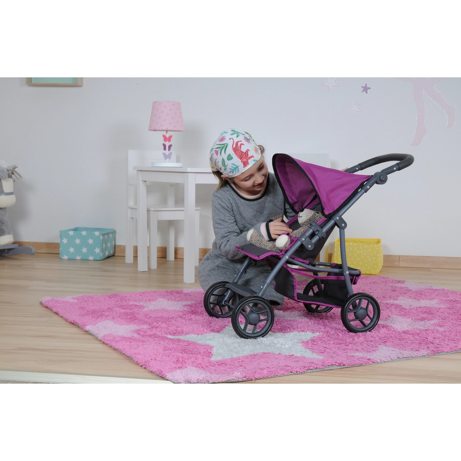 knorr toys® Puppenbuggy Liba  - tec purple