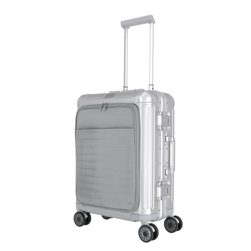Travelite Next Trolley Frontpocket Aluminium Silver