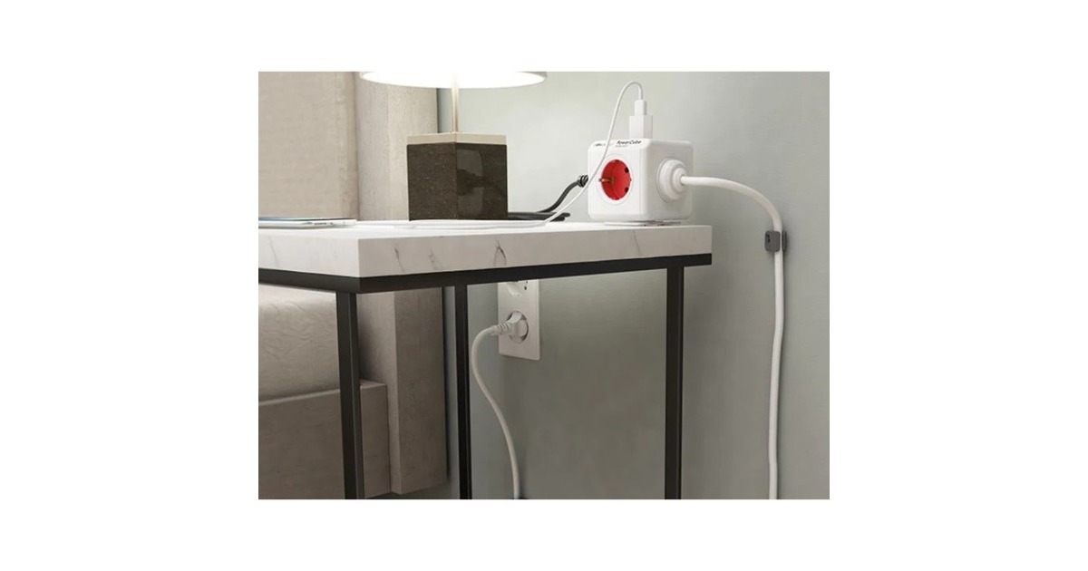 AllocacocPowerCube | Extended USB | stekkerdoos stekkerdoos  (Wit/grijs)