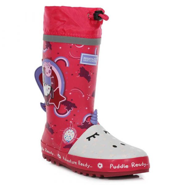 Regatta Peppa Puddle Welly Rain Boots Vermelho EU 28