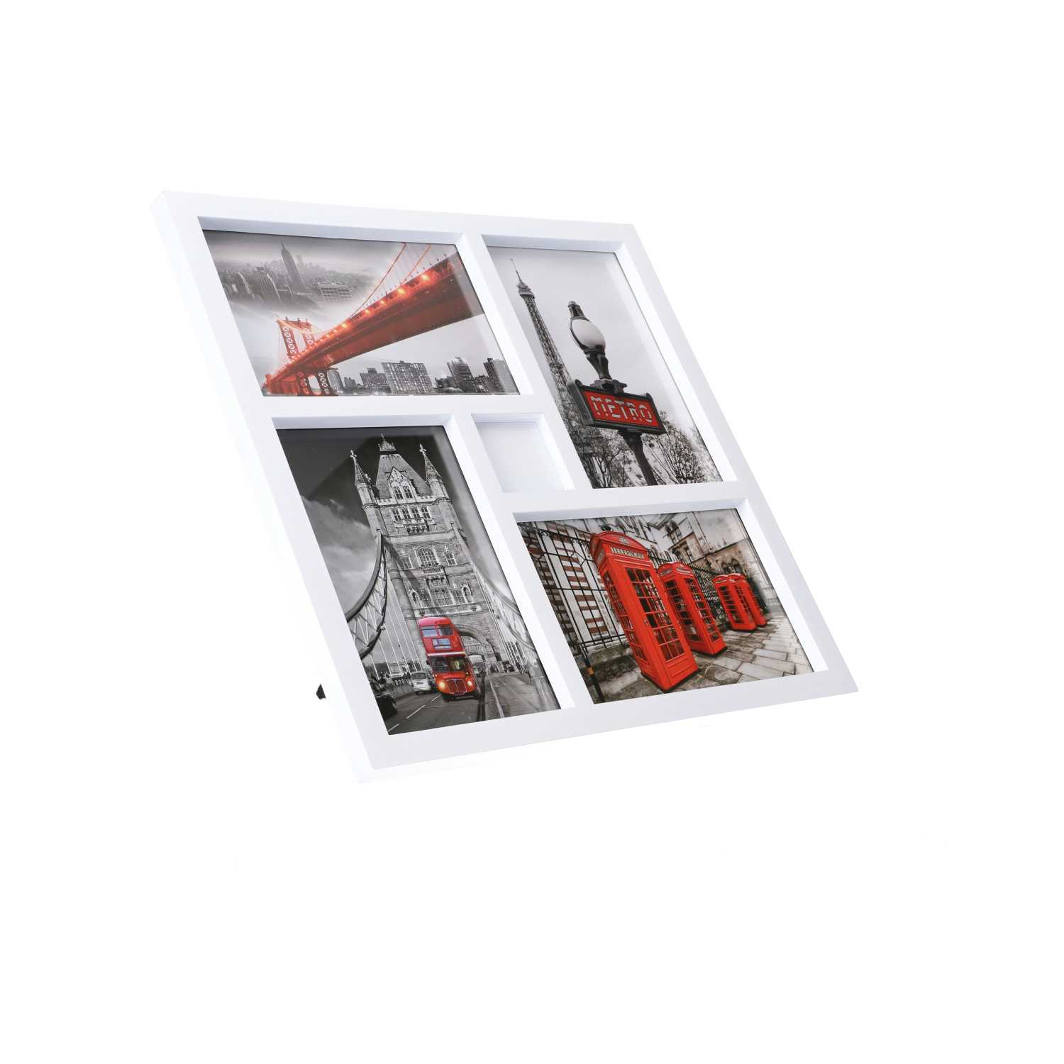 Galerierahmen für 4 Fotos, 10x15cm, sortiert