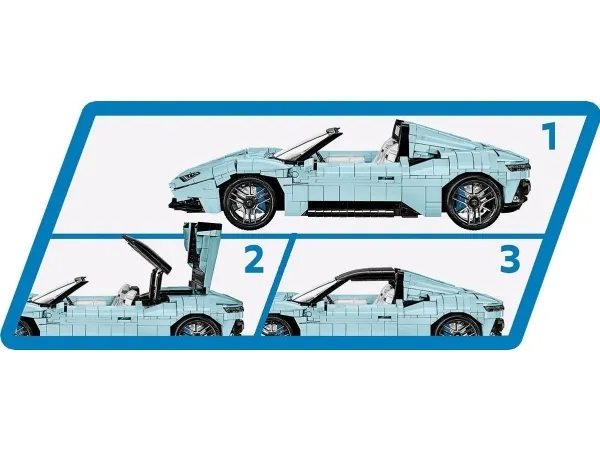 COBI Maserati MC20 Cielo - Executive Edition, Byggesten, 10 År, 2312 stk
