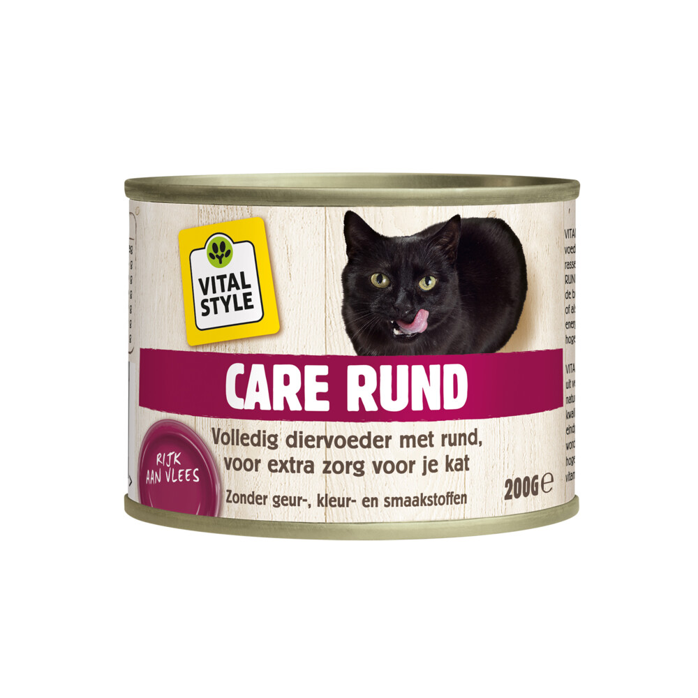 VITALstyle Kattenvoer Blik Care Rund200 gr