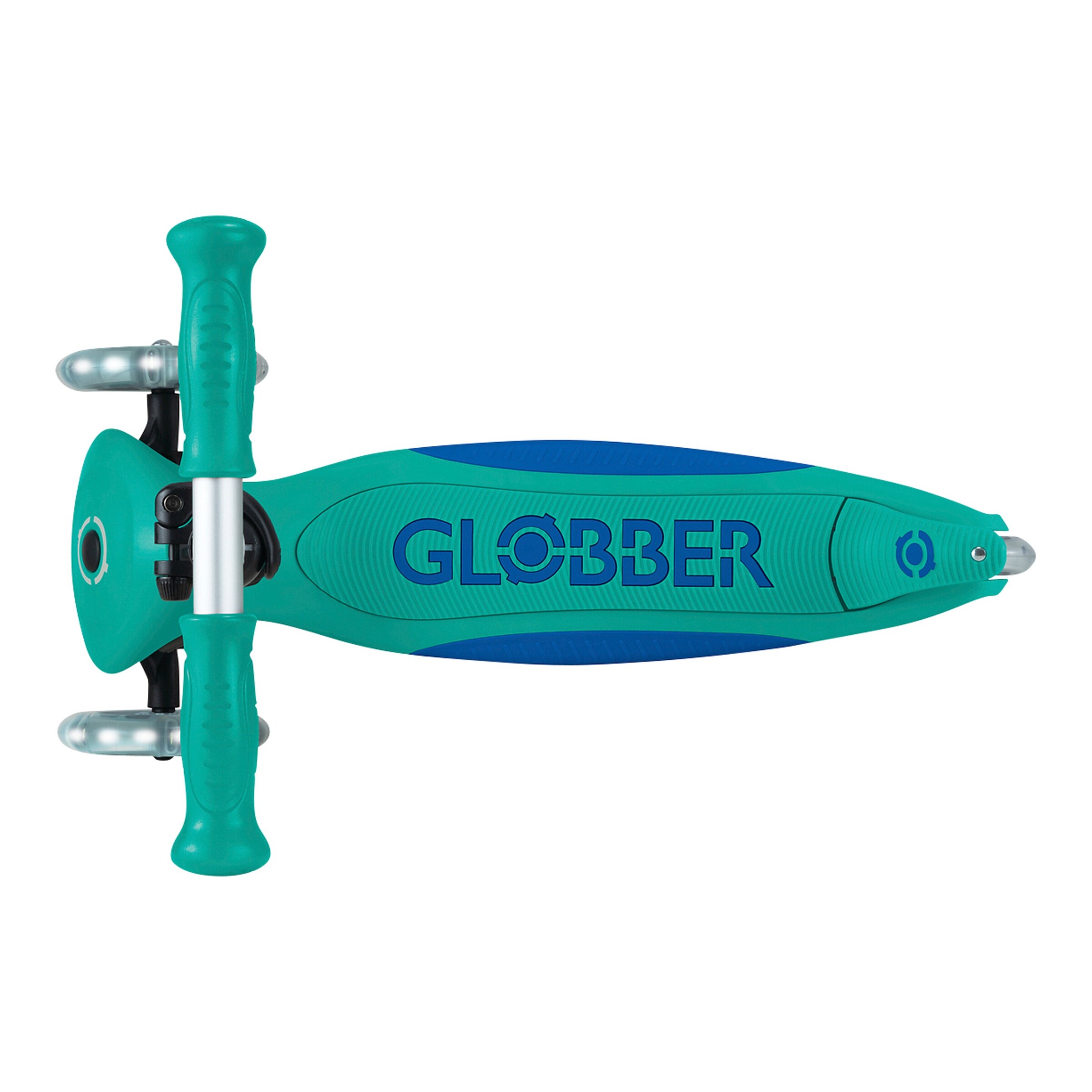 Globber Scooter PRIMO Foldable Plus Lights türkis