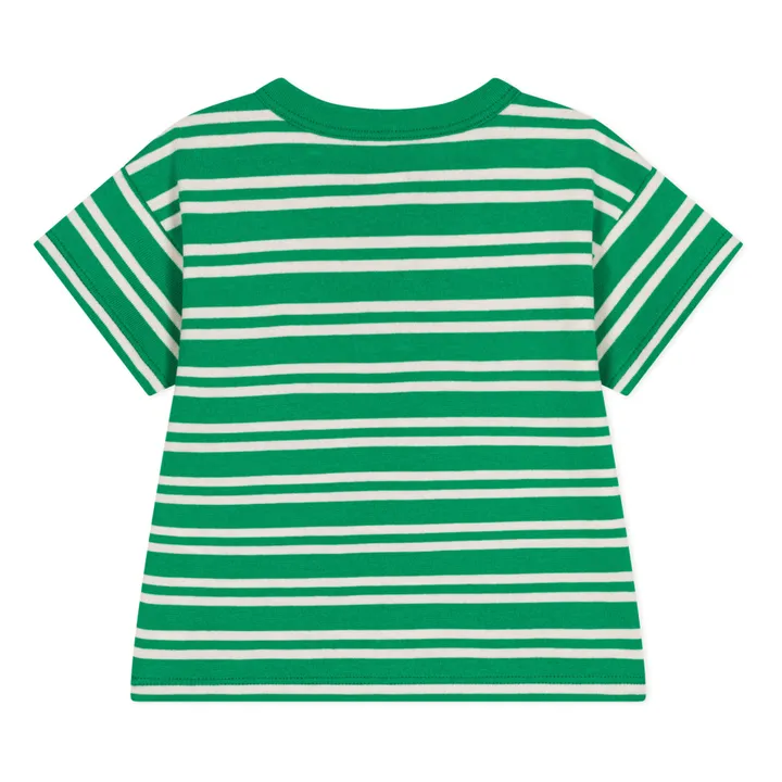 Petit Bateau T-shirt Mystere Rayé | Vert